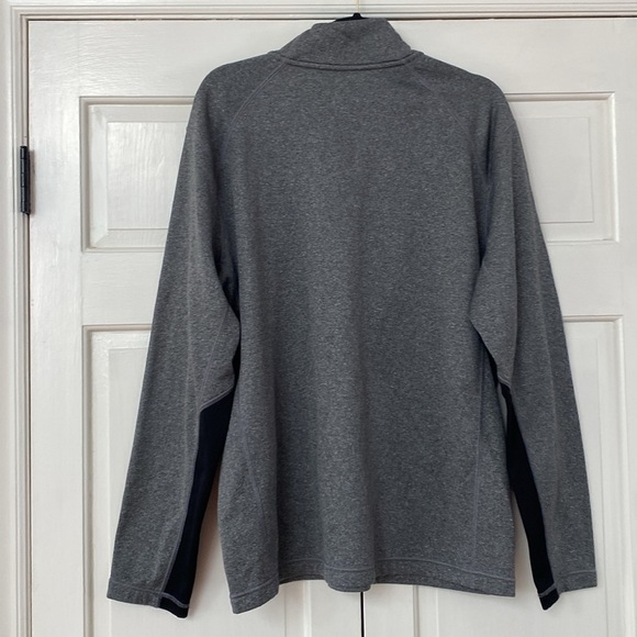 Nike Golf Thermafit Gray Grey Black Swoosh Pullover Jacket Sweatshirt Size XL - Picture 8 of 8